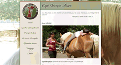 Desktop Screenshot of equitherapie-alsace.com